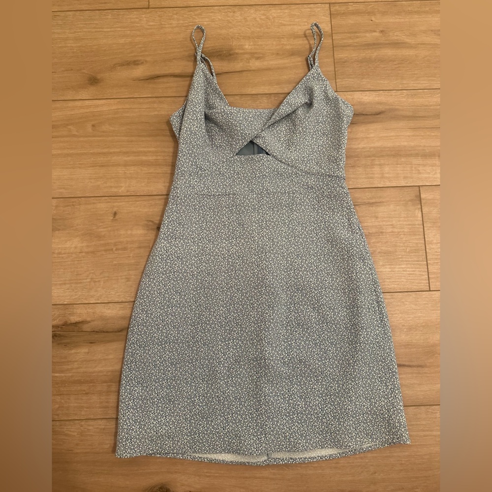 Abercrombie & Fitch Blue Floral Mini Dress